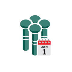 Calendar Group Logo Icon Design
