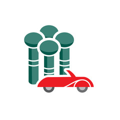 Car Group Logo Icon Design