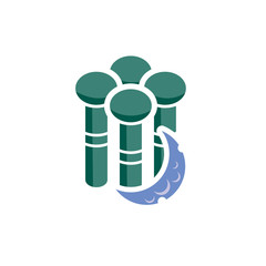 Moon Group Logo Icon Design