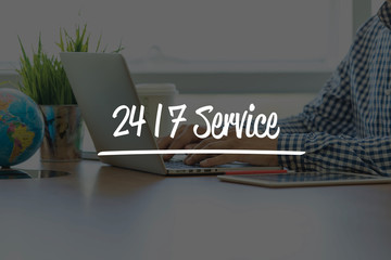 BUSINESS OFFICE WORKING COMMUNICATION 24/7 SERVICE BUSINESSMAN CONCEPT