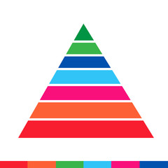 Business data graph icon