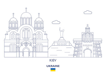 Kiev  City Skyline, Ukraine