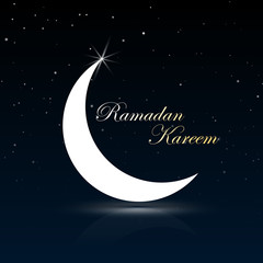 Obraz na płótnie Canvas The Muslim feast of the holy month of Ramadan Kareem