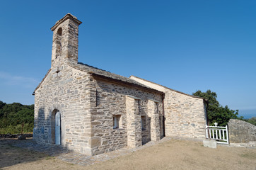 Fototapeta na wymiar Chapelle Santa Christina en haute Corse