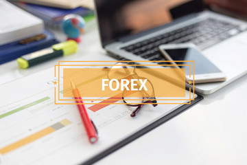 BUSINESS AND FINANCE CONCEPT: FOREX