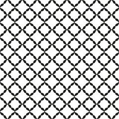 Ornamental seamless floral ethnic black and white pattern. Background can be used for surface design, wallpaper, textile, fabric, wrapping, web. Template for design and decoration
