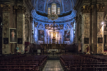 Obraz premium small town of France Breil sur roya