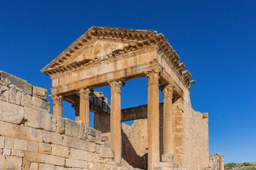 Obraz premium ドウツガのローマ遺跡