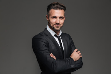 Portrait of a cheerful mature businessman