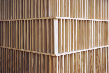 Wooden wall pattern Wood Block building corner Interior decoration Architecture details
