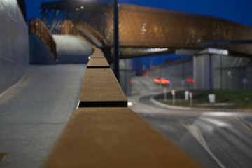 City street night lights