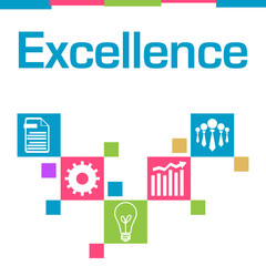 Excellence Colorful Squares Symbols 