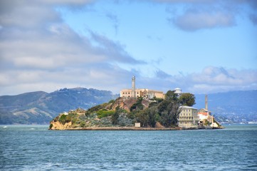 Fototapeta na wymiar Alcatraz prison San Fransicso 