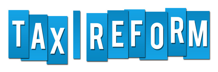 Tax Reform Blue Stripes 