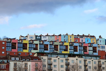 Colourful Houses, Bristol, UK