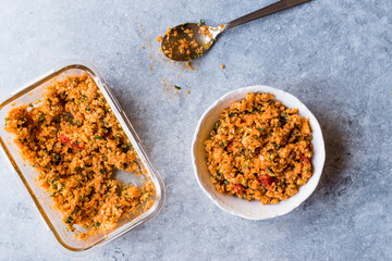 Turkish Cauliflower Food Kisir / Bulgur Salad