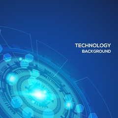 circular technology background