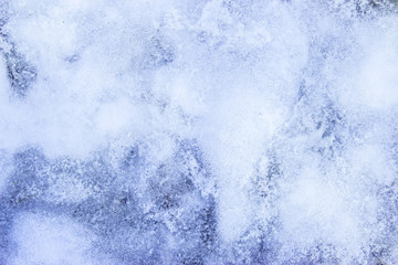 Background of winter Ice texture