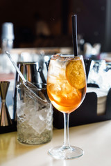 cocktail in the bar