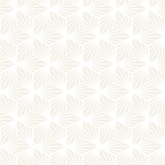 Fototapeta premium Vector seamless subtle stripes pattern. Modern stylish texture with monochrome trellis. Repeating geometric hexagonal grid. Simple lattice design.
