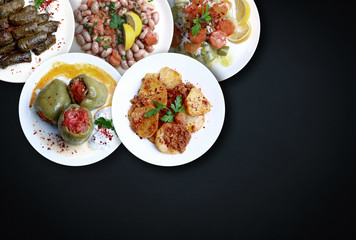 Varieties of different vegetables from Turkish cuisine. Turkish cuisine is quite rich in its use of vegetables.