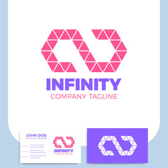 Infinity symbol logo design infinity logo template infinity media logo