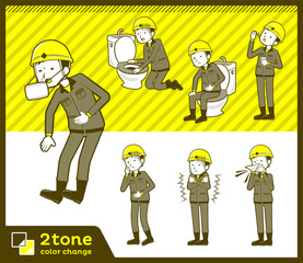 2tone type helmet construction worker men_set 09