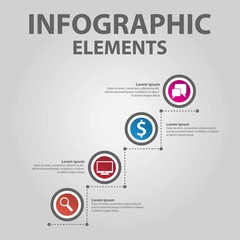 Vector infographic template 
