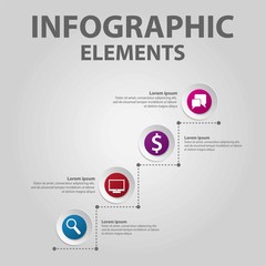 Vector infographic template 
