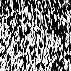 Black and White Wave Stripe Optical Abstract Background