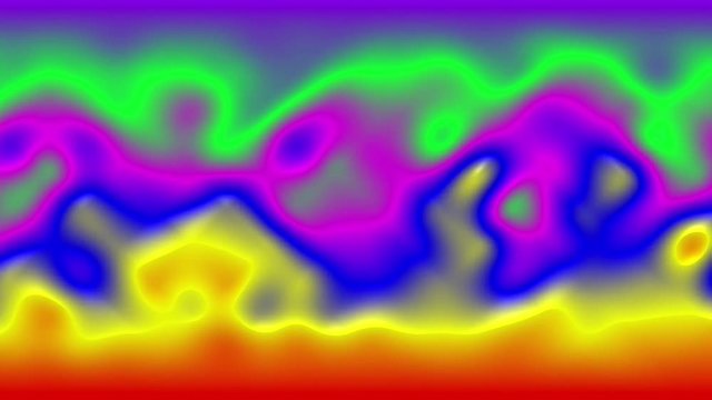 4K Colorful Rainbow Abstract Foil Shapes