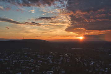 Turmberg Blick auf Durlach