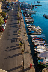 Fototapeta na wymiar A view of Elba harbour