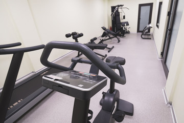 Obraz premium Small affordable home gym
