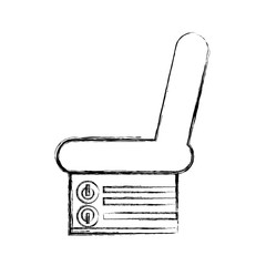 car seat vector illustration