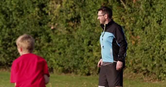 Soccer coach has an emotional outburst during a match. Shot on RED Epic.