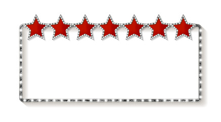 Marquee banner with stars