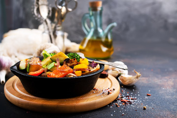fried vegetables
