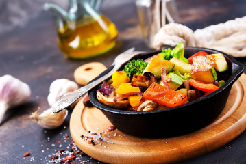 fried vegetables