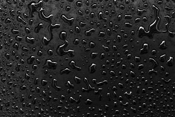 abstract water drops on a white background