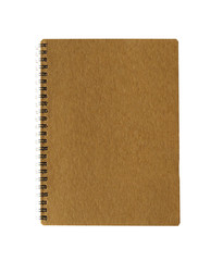 notebook isolated on a white background