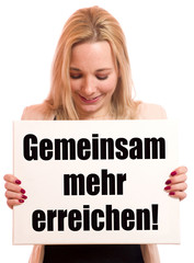 Gemeinsam mehr erreichen
