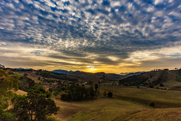 Obraz premium Sunset at Sao Bento do Sapucai