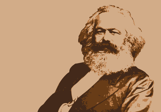 Marx - portrait - communisme - Karl Marx - personnage historique - révolution - capitalisme