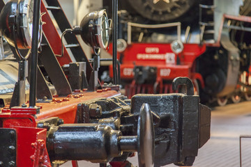 Vintage steam train coupler