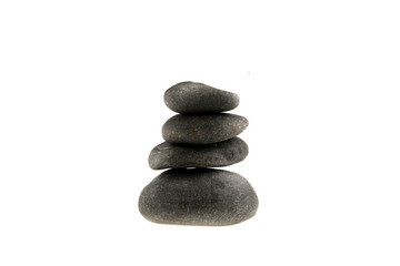 stones isolated on white background