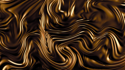 Beautiful, luxurious, luxury golden background. 3d illustration, 3d rendering.