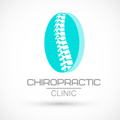 Spine chiropractic logo