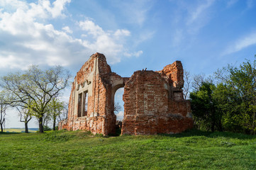 Eine Ruine in Mähren