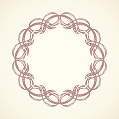 Vignette. Vector drawing